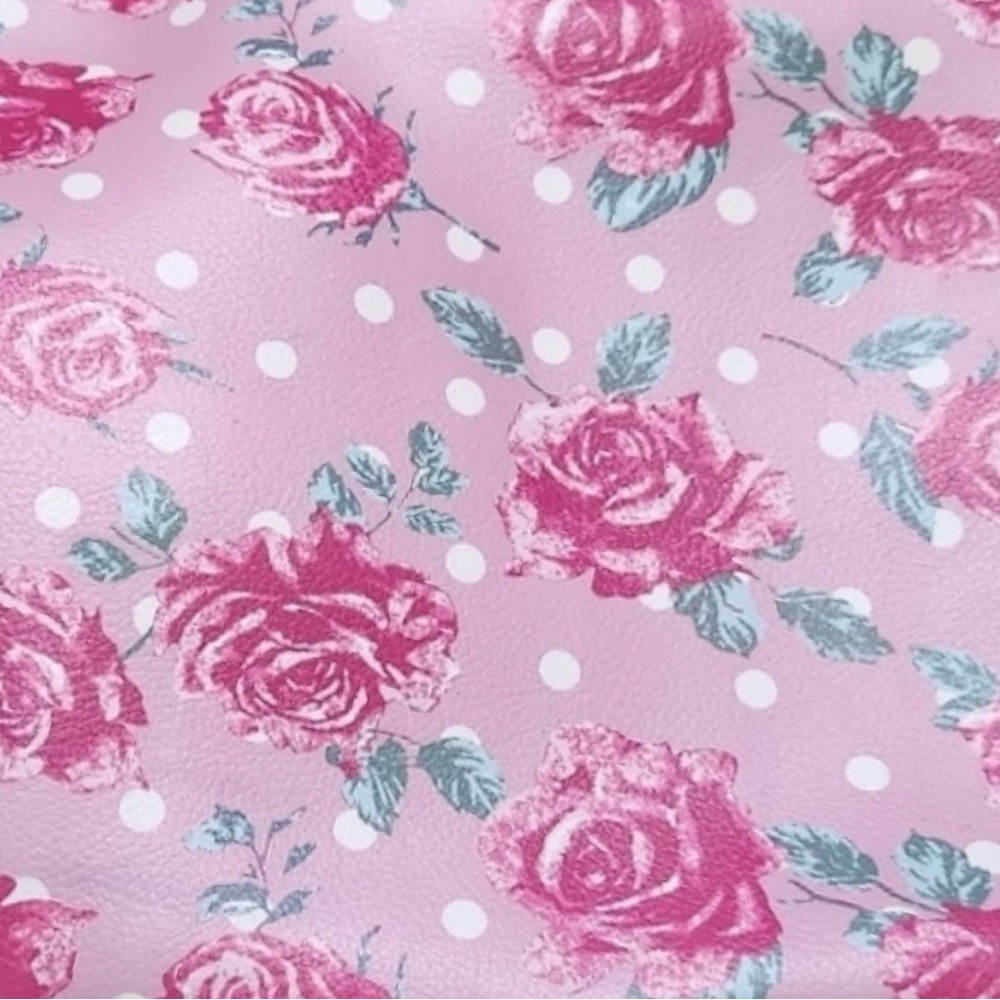 LUV BETSEY Weekender Cosmetic Bag Betsey Johnson Roses Polkadots Zebra Print - Picture 10 of 15